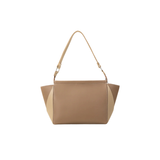 Elegant Dark Beige Shoulder Handbag