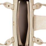 Elegant Textured Fawn Handbag